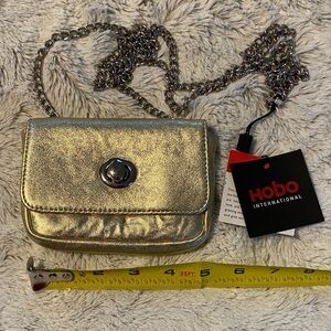 HOBO Metallic Gold Mini Bag